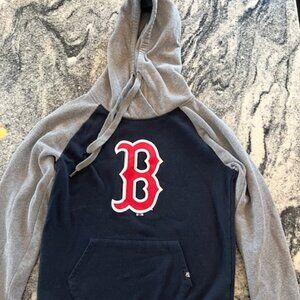 Boston Red Sox raglan pullover hoodie Size Med